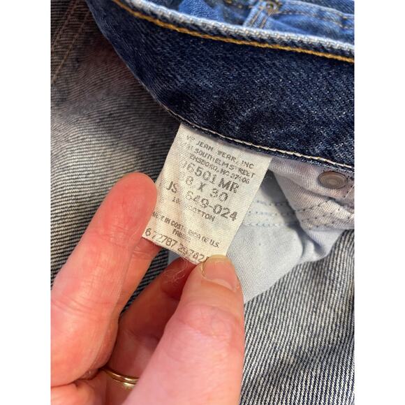 Wrangler Medium Wash Western Wear 100% Cotton Men’s Jeans Size 38x28 - Picture 12 of 12